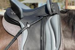 Campera Ronda negra con gris
